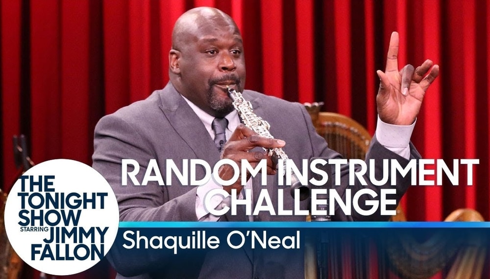 Random Instrument Challenge With Shaquille O'neal